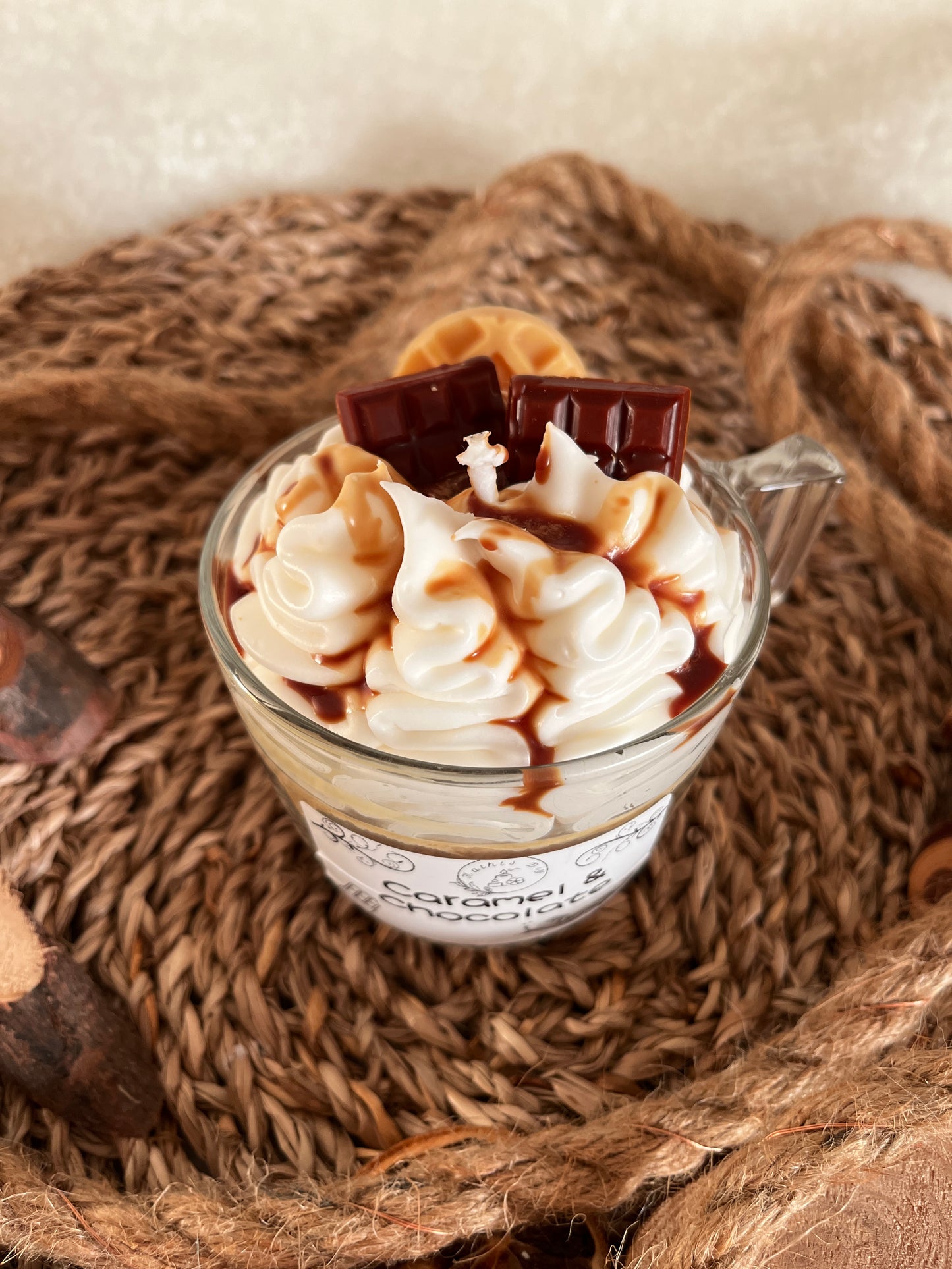 Caramel&Chocolate Candle (Caramel, Chocolate Duft)