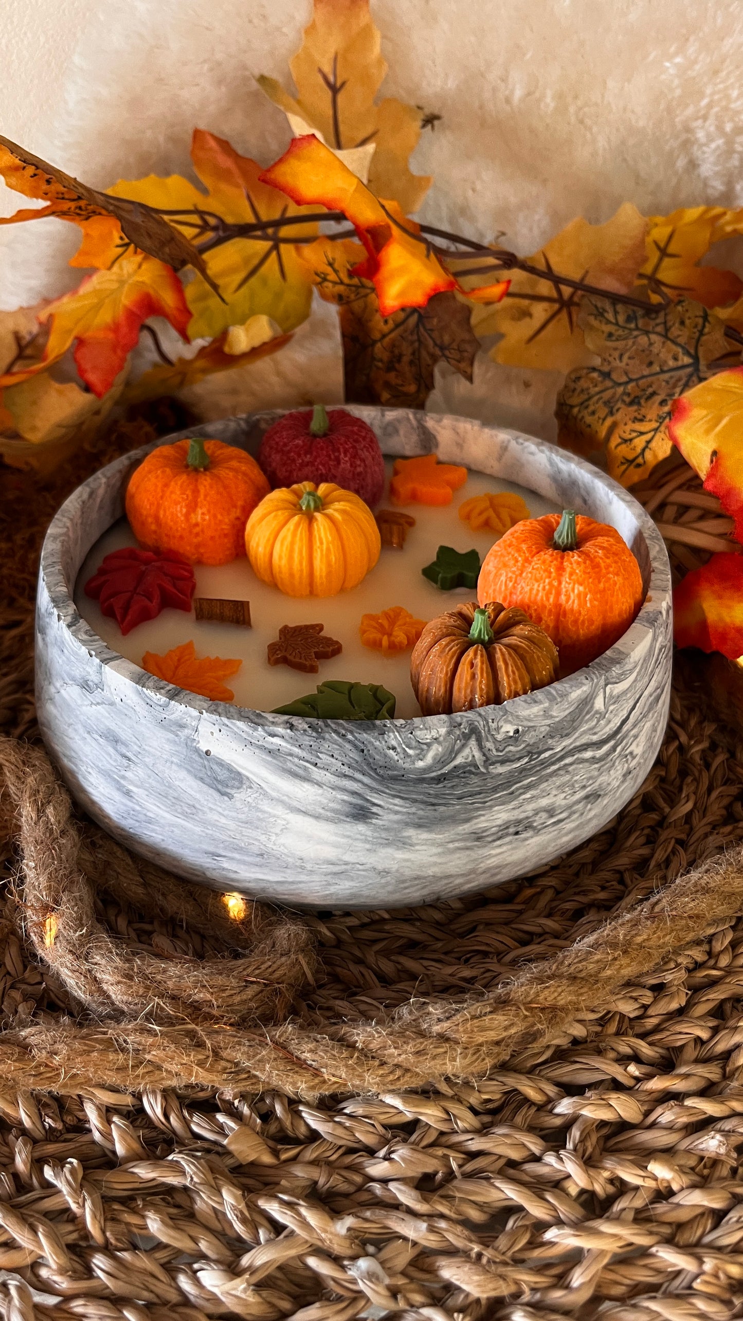 Pumpkin Garden Candle