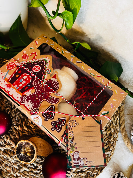 Geschenkset „weißes Winterset“