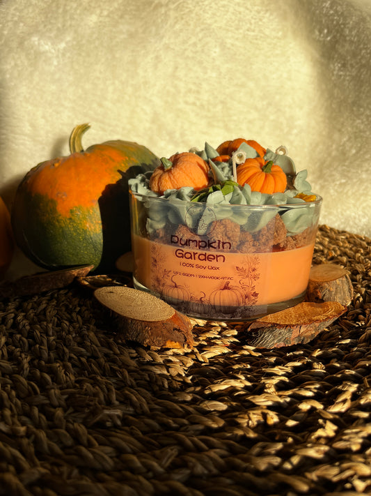 XXL Pumpkin Garden Candle (Pumpkin Spice Duft)
