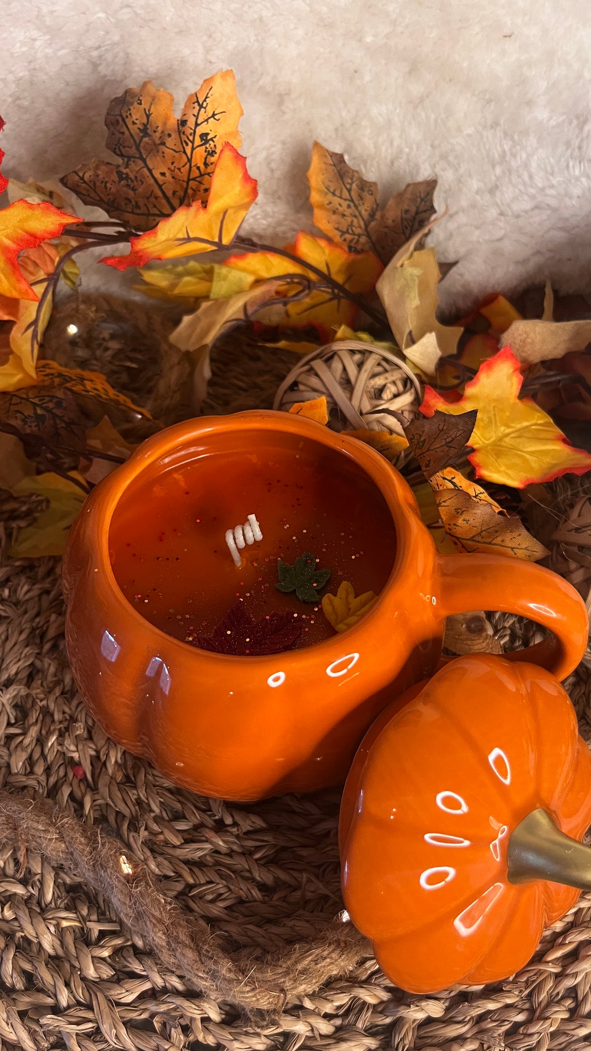 Pumpkin Tassen Kerze
