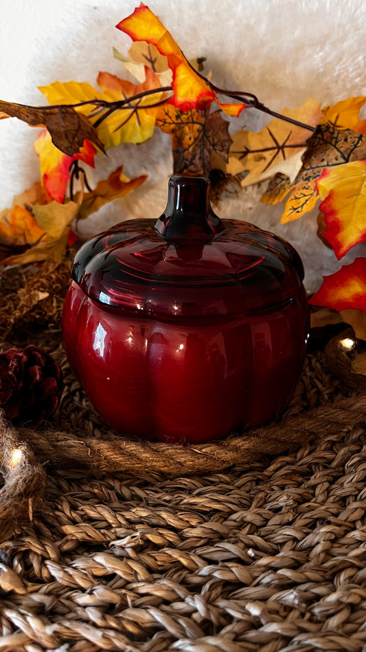Pumpkin Glas Kerze