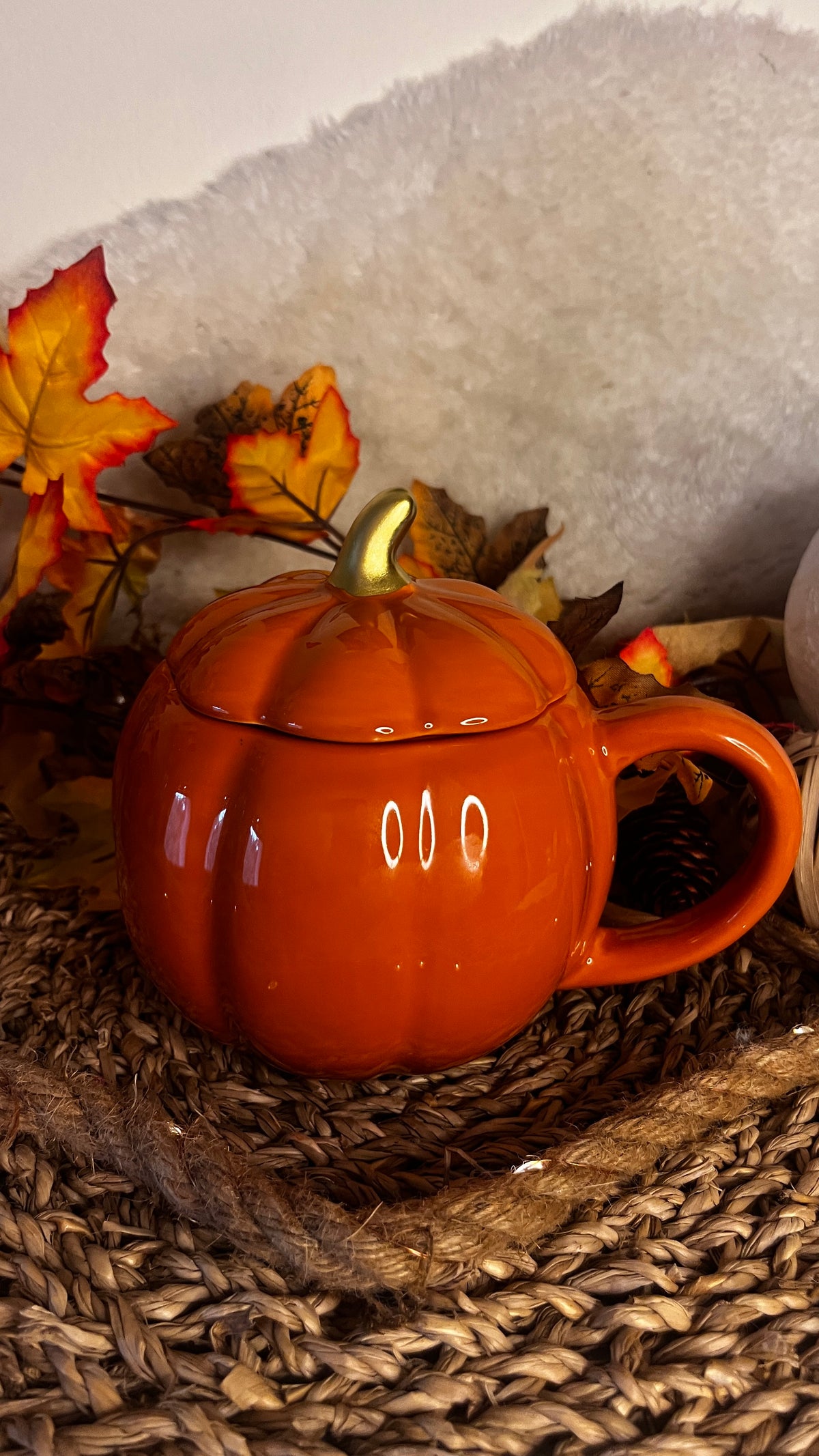 Pumpkin Tassen Kerze